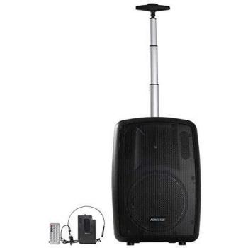 Altavoz Portátil Fonestar Amply-Tp 100W Bt Fm Usb/Microsd Bass Reflex Micrófono Inalámbrico de Cabeza Bat. 2000Mah Carro Trolley