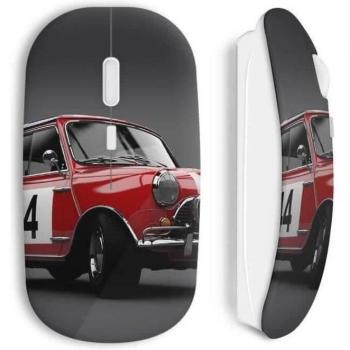 Ratón Inalámbrico Mini Cooper Rojo