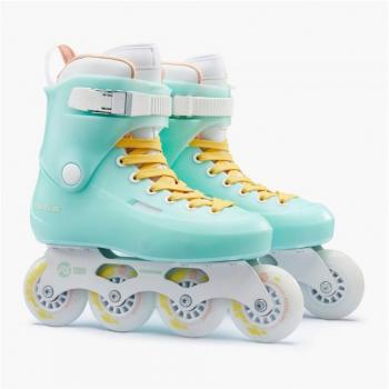 Patines Freeskate Powerslide Zoom Baby Blue 80, tipo freeskate, color azul baby, ruedas de 80 mm, estructura ligera y resistente, diseño ergonómico para mayor comodidad, sistema de cierre seguro, ideal para principiantes