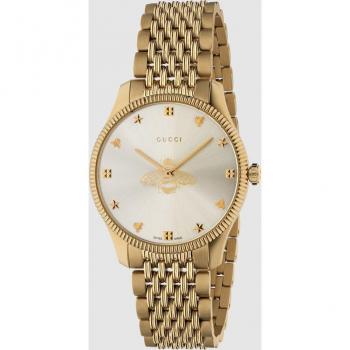 Gucci G-Timeless Sync Women's Watch, 36mm, Gold Stainless Steel, Model Ya1264155