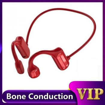 Auriculares Inalámbricos de Conducción Ósea Deportivos Impermeables con Gancho para la Oreja, Bluetooth 5.2 y Micrófono para Android e IOS