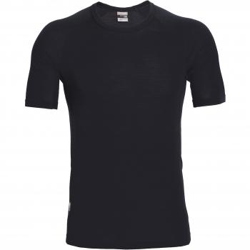 Icebreaker Everyday SS Crewe - Camiseta térmica para hombre, color negro, talla XXL