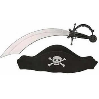 SET ESPADA PIRATA Y SOMBRERO GOMA EVA