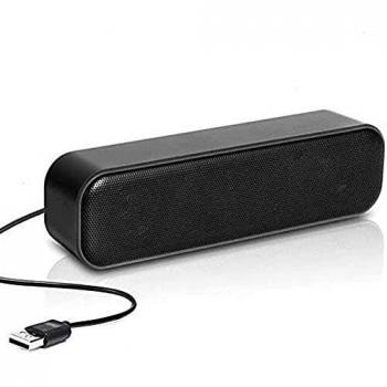 Altavoz de computadora, Altavoces USB para Ordenador Mini Barra de Sonido portátil Altavoz Altavoz de Sonido estéreo para Escritorio, PC con Windows, computadora portátil