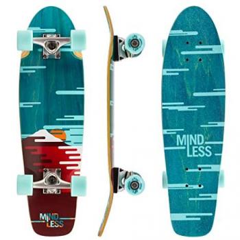 Mindless Longboards Sunset Cruiser 28 Completo Verde, Adultos Unisex, 7.75