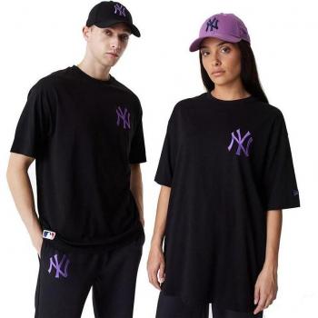 Camiseta NEW ERA LEAGUE ESSNTLS LC OS TEE NEYYAN BLKPNO 60416425 Negro