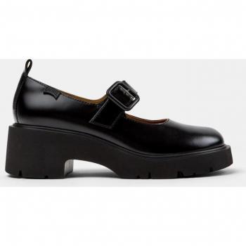 Bailarinas de mujer Milah de piel con tacón Camper negro