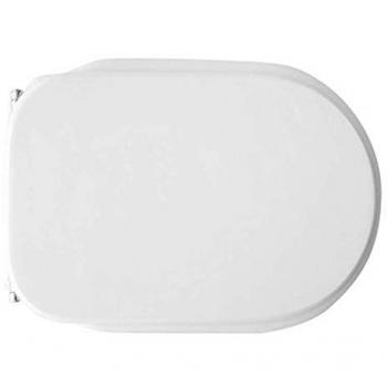 Asiento WC Catalano Argenta Forma 6 Blanco con Bisagras Fijas de Madera