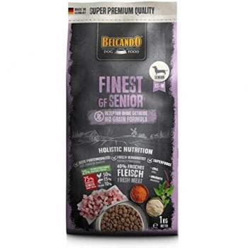 Belcando Finest GF Senior 1kg - Alimento Seco Sin Cereales para Perros Mayores y Sensibles