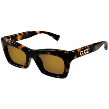 Gucci Butterfly Style Sunglasses, Brown Female, Size: 50 MM