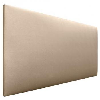 Cabecero Tapizado de Polipiel AQUALINE Liso 110x50cm para Camas 80/90/105 - Champán