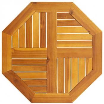 vidaXL Table Top 60x60x2 cm Octagonal Solid Wood Acacia