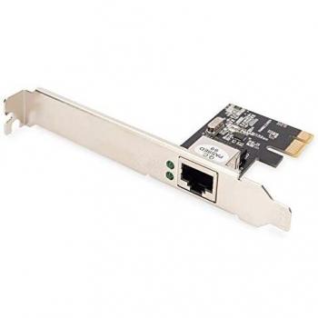 Digitus Gigabit Ethernet PCI Express Network Card (1 GBit/s RJ45, PCI-Express, Realtek RTL8111H, incl. low profile slot cover, 10/100/1000 Mbps)