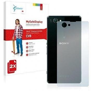 2x Vikuiti MySafeDisplay protector de pantalla CV8 de 3M para Sony Xperia Z1 Compact D5503