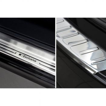 tuning-art EX102-L104 Protección para Parachoques y de umbral para Nissan X-Trail 3 III