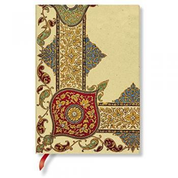 Libreta Flexi Midi Visiones de Cachemira Marfil - 176 Páginas, Lined, 100 GSM