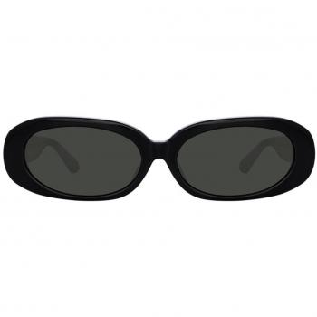 Linda Farrow CARA LFL1252 C1 Women’s Sunglasses Black Size 59