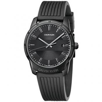 Calvin Klein Watch with Rubber Strap K8R114D1