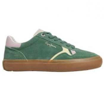 Zapatillas Pepe Jeans Travis Retro mujer verde amarillo marrón 37