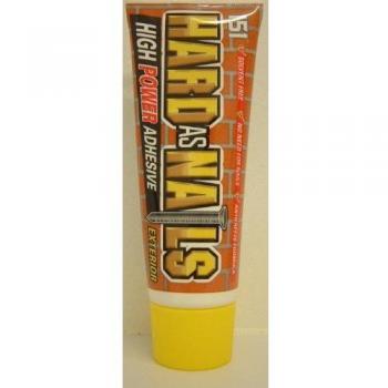 Desconocido Pegamento de Fuerte adherencia para Exterior Hard as Nails, no Necesita Clavos, de 180 ml