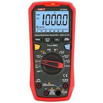 Digital Multimeter CAT III - 6000 Counts LED Display - DC/AC Measurement up to 1000V and 10A - PC Connectivity - High Precision AC True RMS - Measures Resistance and Capacitance