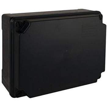Caja Estanca 310x240x125 mm Sin Conos Solera 100887N Gris, con tornillo roscado de plástico negro