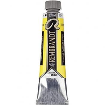 Talens Rembrandt - Excelentes colores de pintura al óleo - 40 ml - 207 Amarillo cadmio limón