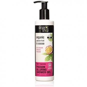 Organic Shop Passion Fruit and Cocoa Temptation Night Shower Gel 280 ml