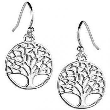 VIDAL & VIDAL Pendientes árbol de la vida calado