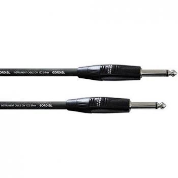 Cable de Instrumento Cordial CII 6 PP - Jack 6.35 mm a Jack 6.35 mm, 6.00 m, Negro