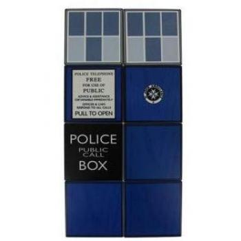 Dr Who SD-ID9DW000001 Set de 8 Posavasos, Cerámica, Azul, único