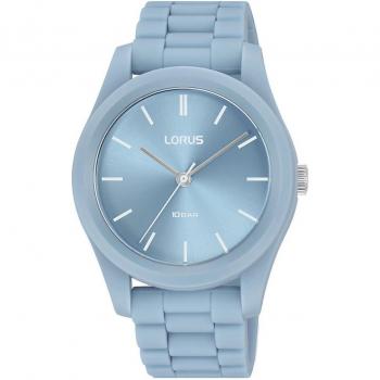Lorus - Reloj de mujer Woman RG237SX9 de silicona y correa azul