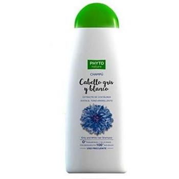 Phyto Nature Champú Centáurea para Cabellos Grises y Blancos 400ml