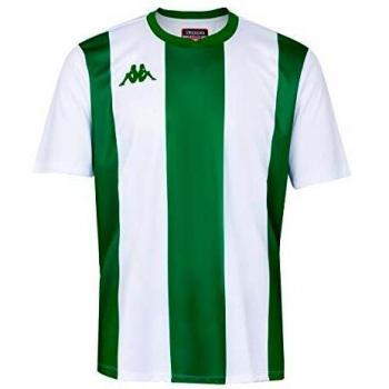 Kappa Caserne SS Camiseta de equipación, Hombre, Blanco/Verde, M
