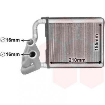 Radiador de calefacción VAN WEZEL 83016701, tipo: radiador, características: diseño optimizado para calefacción eficiente, fácil instalación, compatible con diversos modelos de vehículos