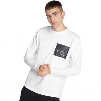 Adidas EQT L/S GR tee - Camiseta, Hombre, Blanco