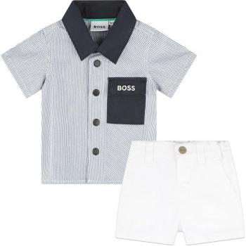 Conjunto de bebé niño BOSS Kidswear de camisa a rayas y short