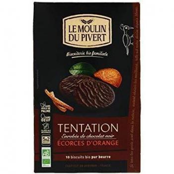 Galletas tentación naranja BIO - Le Moulin du Pivert - 130g