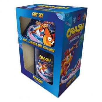 Crash Bandicoot 4: It's About Time Gift Box Set with Mug, Keychain and Coaster