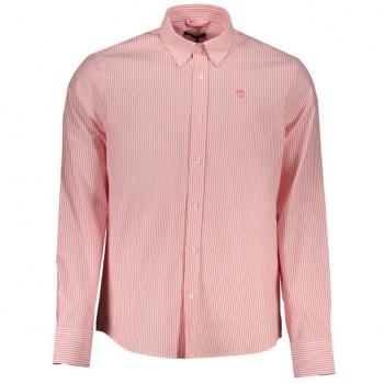 North Sails Striped Cotton Shirt with Embroidery - L