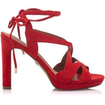 Sandalias de tacón mujer Mariamare 68342 rojo