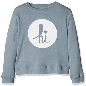 Gocco Estampada, Sudadera Para Niñas, Azul, 7-8