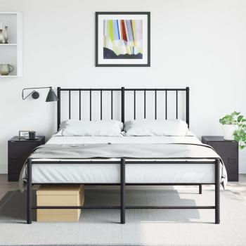 Mesitas de noche vidaXL 2 unidades 34,5x39x44 cm en colores Negro, Rosa y Antracita, ideales para dormitorio, salón o estudio, fabricadas en acero negro