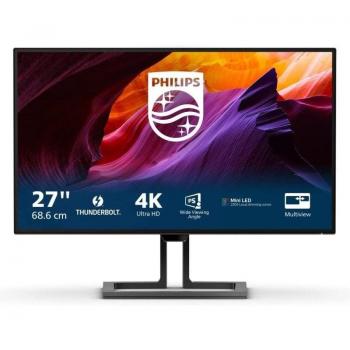 Philips Brilliance 27B1U7903/00 27 MiniLED IPS UltraHD 4K Monitor, USB-C, HDMI, DisplayPort, 60Hz, Negro