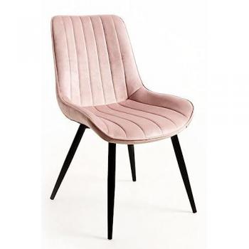 Silla de Comedor Lene Terciopelo Rosa