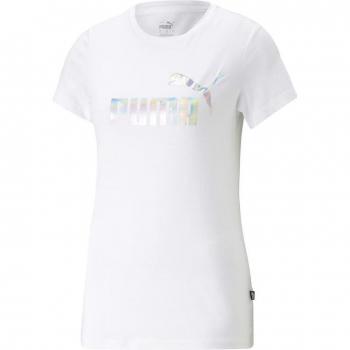 Camiseta de Manga Corta Puma Ess+ Nova Shine Mujer Blanco S