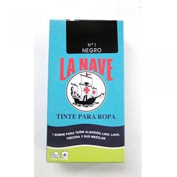 Tinte para ropa de algodón, lana, lino y viscosa, lavado a mano o a máquina, 20g, color negro