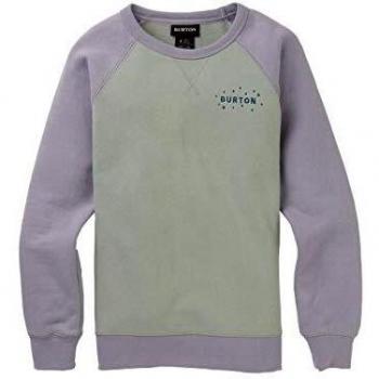 Burton Keeler Sudadera, Mujer, Aqua Gray/Lilac Gray, L