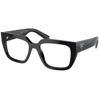 Prada PR A03VF Asian Fit 16K1O1 Gafas Recetadas para Mujer Negras con armazones y lentes recetados