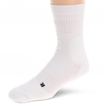 Falke TE2 Medium Volume Ergonomic Cushioned Tennis Socks for Men, White, Size 44-45 (9.5-10.5 US), Anti-Blister Design